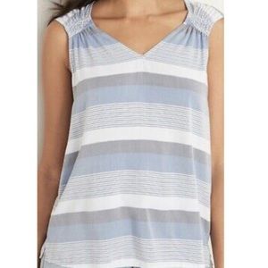 Old Navy Striped Sleeveless Blouse